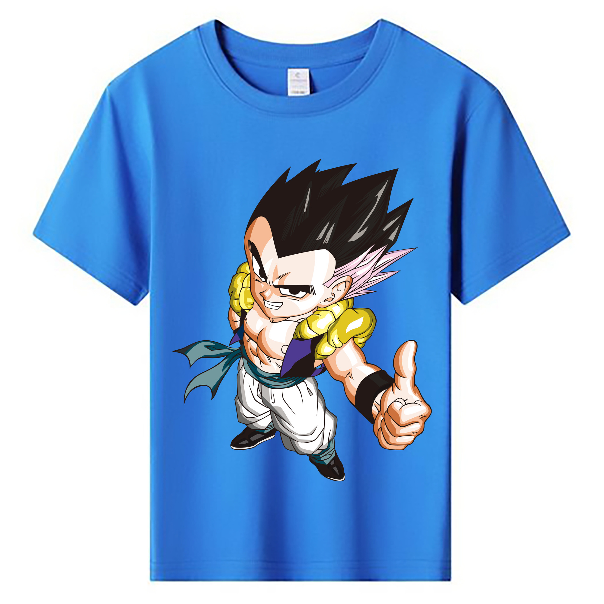 （画像用） ドラゴンボール ベジータ四世（Bejīta Yonsei）DRAGON BALL Vegeta IV 綿100％キッズTシャツ（フロントプリント）